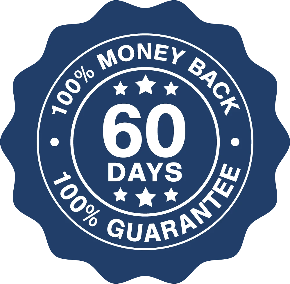 Glycovit™ money-back guarantee badge